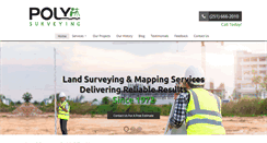 Desktop Screenshot of polysurveying.com